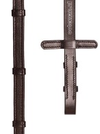 Vantaggio Reins Soft + Inside Rubber + Hook + Stops Brown