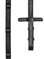 Vantaggio Reins Soft Grip + Hook + Stops Black