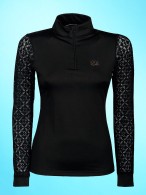 Harry's Horse Wedstrijdshirt EQS Crystal Lace Black