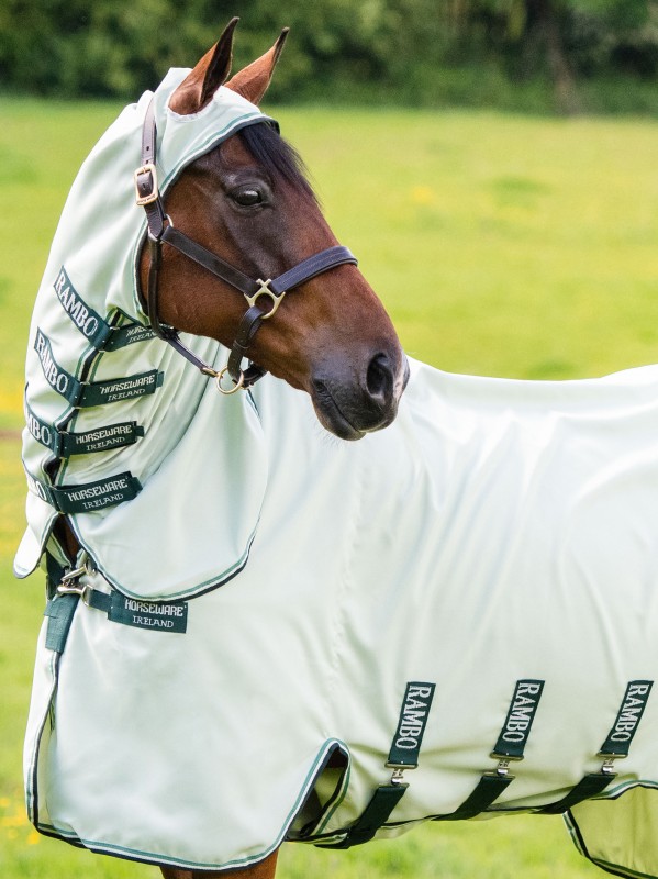 verlegen toegang Gevangene Rambo Eczeemdeken Hoody Green/Sage | Ooteman Paardensport