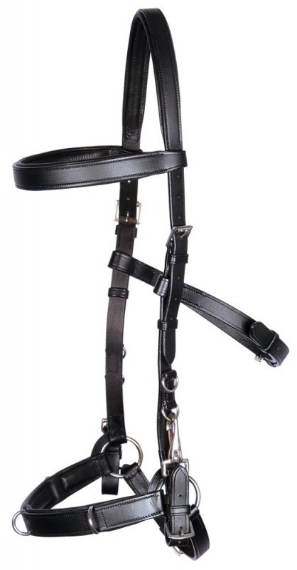 Harry s Horse Cavesson Bridle Black Ooteman Equestrian