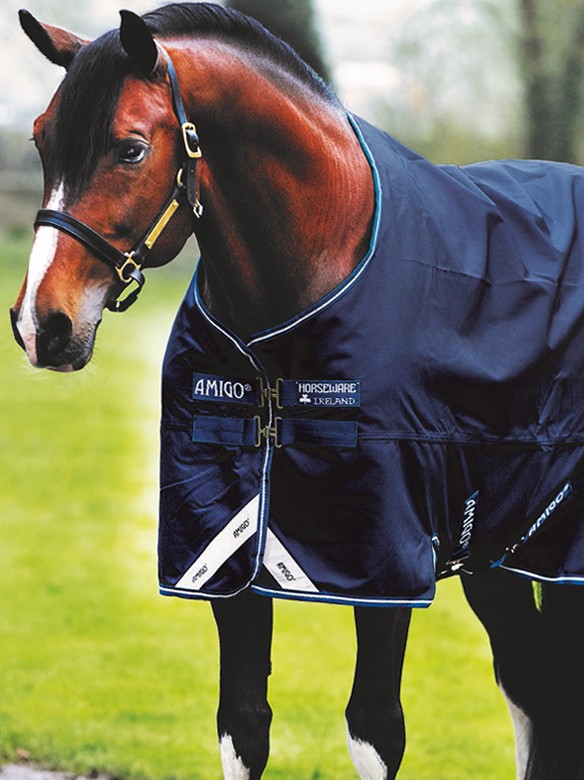 ginder Isaac Wens Amigo Regendeken Bravo 12 Original Lite Navy | Ooteman Paardensport