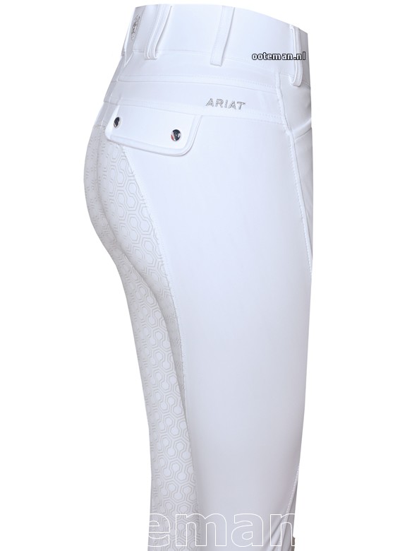 Vermenigvuldiging Habitat paars Ariat Rijbroek Tri-Factor Full Grip White | Ooteman Paardensport