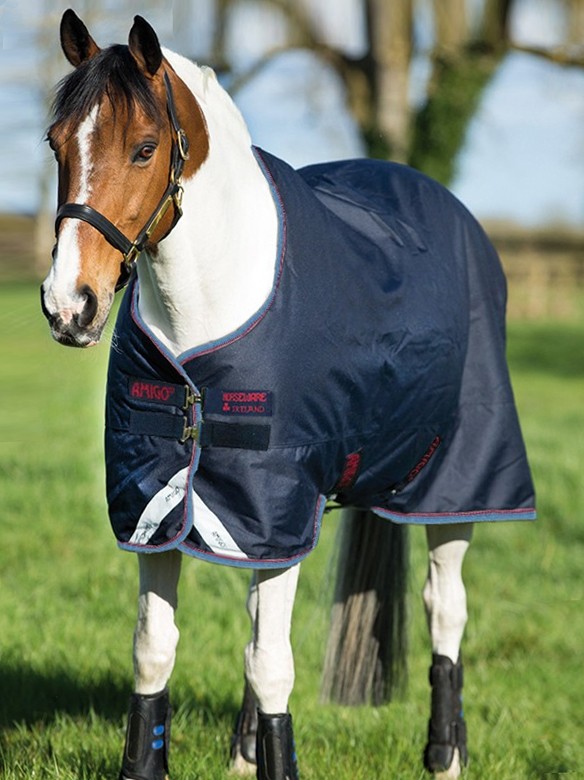 spoor Kruiden Emigreren Amigo Winterdeken Bravo 12 Original Medium Pony Navy/Red | Ooteman  Paardensport